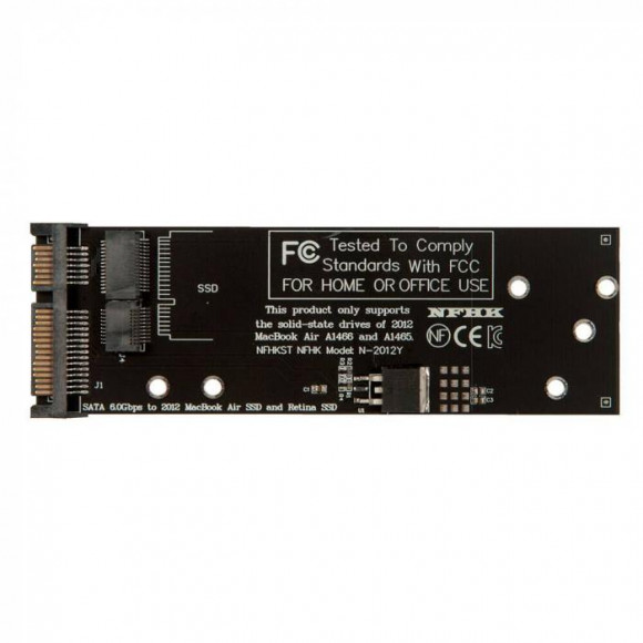 Переходник для SSD для Apple MacBook Air Mid 2012 на SATA3, N-2012Y