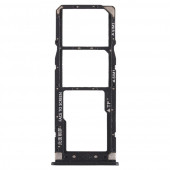 Держатель (лоток) SIM-карты для Xiaomi Redmi 6 Pro, черный Держатель (лоток) SIM-карты для Xiaomi Redmi 6 Pro, черный