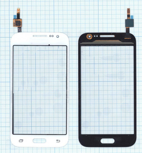 Сенсорное стекло (тачскрин) для Samsung Galaxy Core Prime (G360H), белый