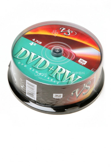 Перезаписываемый компакт-диск VS DVD-RW 4.7Gb 4x CB/25, 1 штука