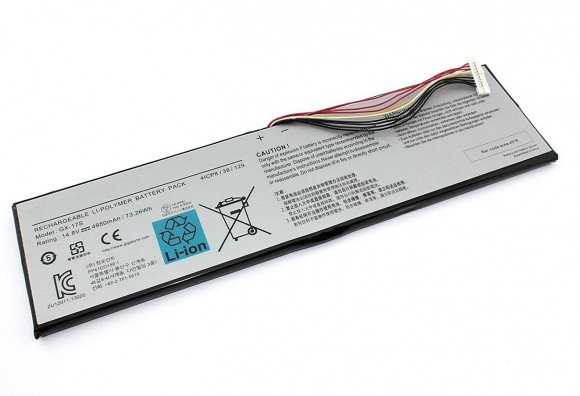 Аккумулятор (батарея) для ноутбука Gigabyte Aorus X3 PLUS V3 (GX-17S), 14.8В, 4950мАч, 73.26Wh