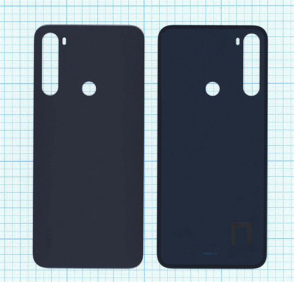 Задняя крышка корпуса для Xiaomi Redmi Note 8T, черная Задняя крышка корпуса для Xiaomi Redmi Note 8T, черная