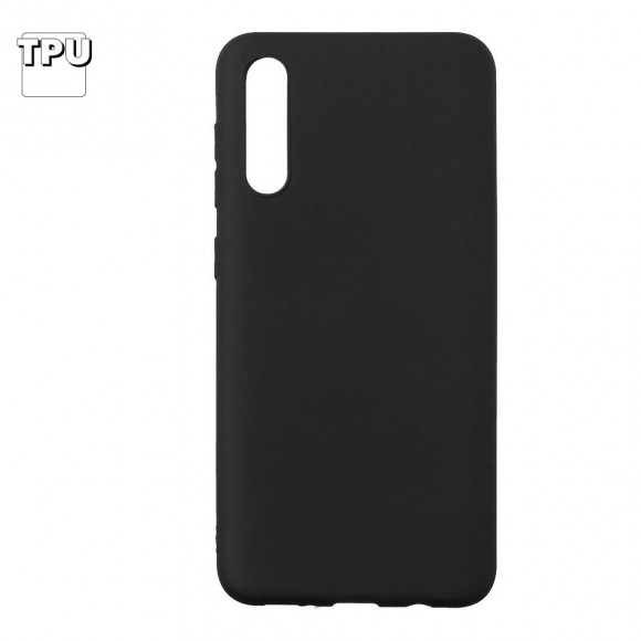 Чехол силиконовый "LP" для Samsung Galaxy A50 2019 (A505F) TPU, черный, непрозрачный (европакет)