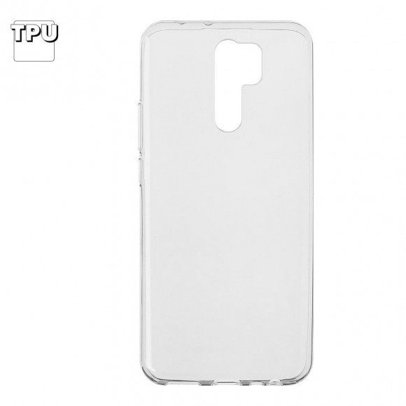 Силиконовый чехол "LP" для Xiaomi Redmi 9 TPU, прозрачный (европакет)