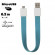 USB Дата-кабель на большом магните плоский MicroUSB (голубой, европакет) USB Дата-кабель на большом магните плоский MicroUSB (голубой, европакет)