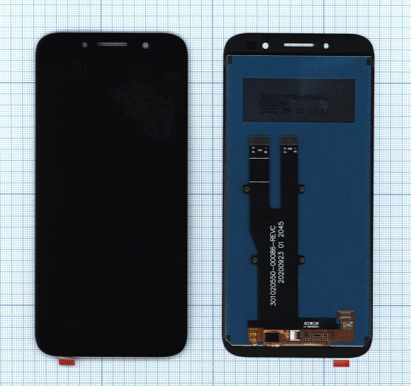 Дисплей для Nokia C1 Plus черный