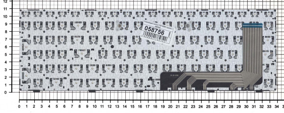 Клавиатура для ноутбука Lenovo IdeaPad 110-15ISK, 110-17ACL, черная с рамкой