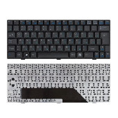 Клавиатура для ноутбука MSI Wind U90, U100, U110, U120, черная Клавиатура для ноутбука MSI Wind U90, U100, U110, U120, черная