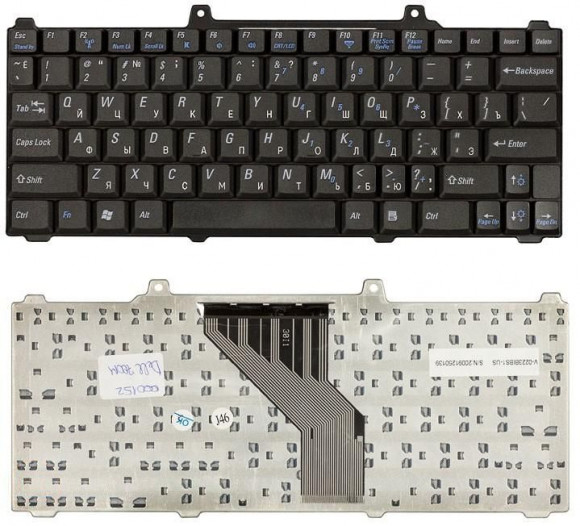 Клавиатура для ноутбука Dell Inspiron 700M, 710M, черная