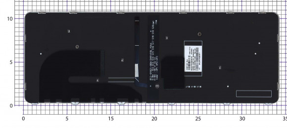 Клавиатура для ноутбука HP ZBook 14u G4, черная