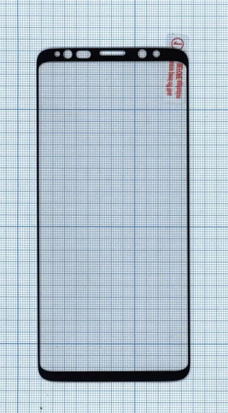 Защитное стекло Полное покрытие Full Glue Samsung Galaxy S9 (G960F), черное