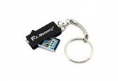 Флешка USB Dr. Memory 005 16Гб, USB 3.0, серебристый