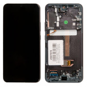 Дисплей в сборе с тачскрином и передней панелью для Samsung Galaxy S22 Plus SM-S906E, черный