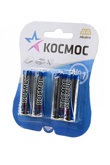 Батарейка (элемент питания) Космос LR6 BL4 CLASSIC, 1 штука