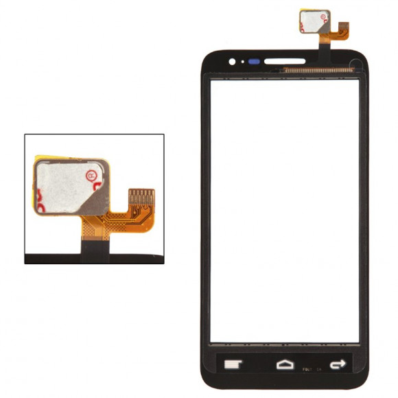 Сенсорное стекло (тачскрин) для Alcatel OT5038X, 5038D Pop D5, белый
