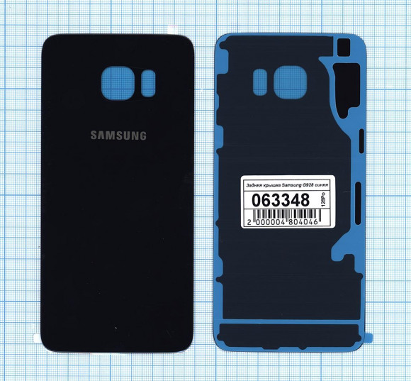 Задняя крышка корпуса для Samsung Galaxy S6 Edge Plus (G928F) (G928F), темно-синяя