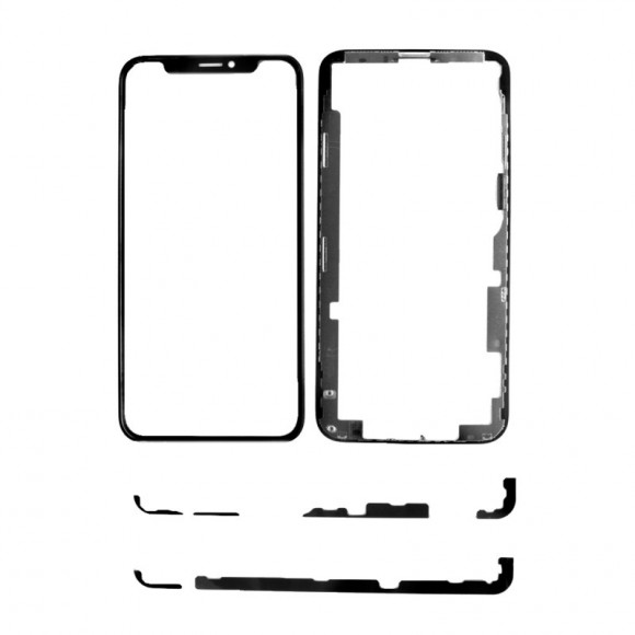 Стекло для переклейки дисплея Apple iPhone XS, черный