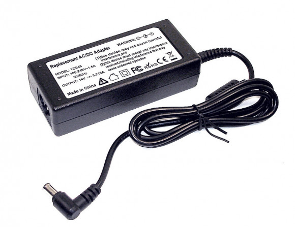 Зарядка (блок питания) для монитора LCD 14V 3.215A 45W, штекер (6.5х4.4мм)