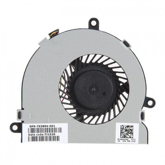 Вентилятор (кулер) для ноутбука HP Pavilion 15-G000, 15-G100, 15-G200, 15-R000, 15-R100, 245 G3, 15-g, Dell Inspiron 15, 15R, 17, 17R, 3521, 3721, 552