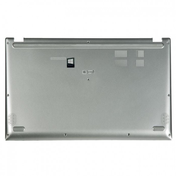Поддон (нижняя часть корпуса) ноутбука Asus X512UA, X512UB, X512UF, X512DA, X512DK, X512FA, X512FL серебристый (внимание, корпуса с буквой "F" ИМЕЮТ О