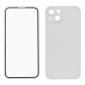 Защита 360° стекло + чехол для Apple iPhone 13, белый Защита 360° стекло + чехол для Apple iPhone 13, белый