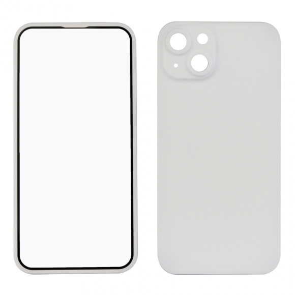 Защита 360° стекло + чехол для Apple iPhone 13, белый