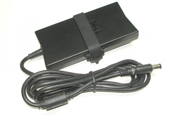 Блок питания (зарядное) для ноутбука Dell 19.5В, 3.34A, 7.4pin slim (тонкий корпус) (оригинал)