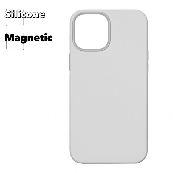 Силиконовый чехол для iPhone 12 Pro Max "Silicone Case" with MagSafe (White)
