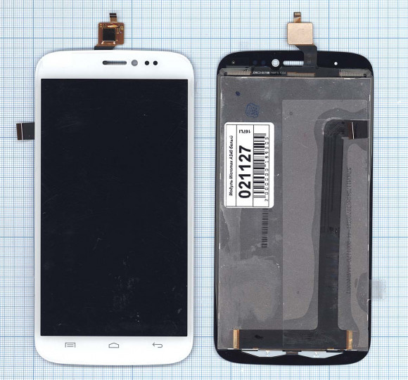 Модуль (матрица + тачскрин) для Micromax Canvas Doodle 2 (A240), белый