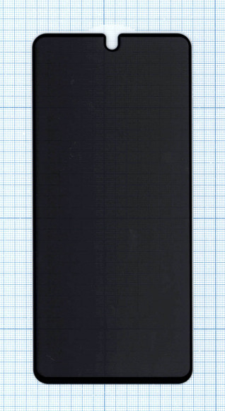 Защитное стекло Privacy "Анти-шпион" для Xiaomi Redmi Note 12 Pro Plus черное