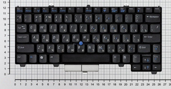 Клавиатура для ноутбука Dell Latitude D410, J5818, черная Клавиатура для ноутбука Dell Latitude D410, J5818, черная