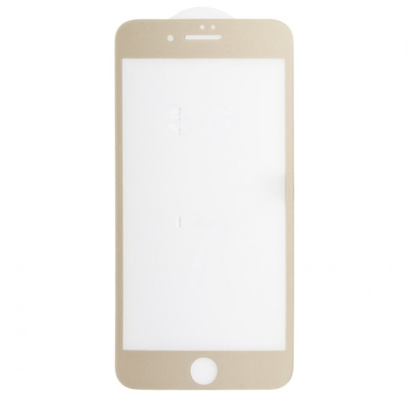 Защитное стекло для Apple iPhone 7 Plus Tempered Glass 3D, золотое (ударопрочное)