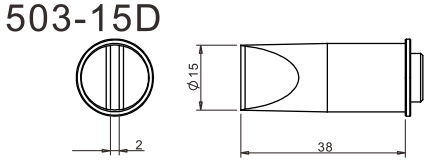 Жало для паяльника Quick 503-15D Жало для паяльника Quick 503-15D