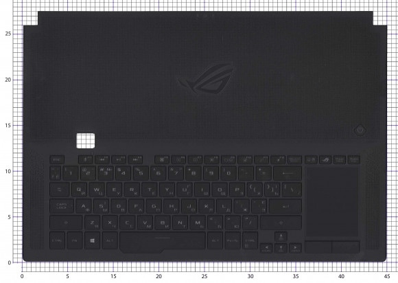 Клавиатура для ноутбука Asus Zephyrus S GX701, GX701G черная