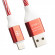 USB кабель "LP" для Apple 8-pin Волны (красный, белый, европакет) USB кабель "LP" для Apple 8-pin Волны (красный, белый, европакет)