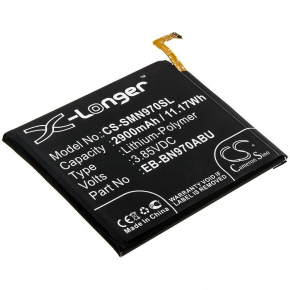 Аккумулятор CS-SMN970SL, EB-BN970ABU для Samsung Galaxy Note 10 (N970F), 3.85В, 2900мАч, 11.17Wh