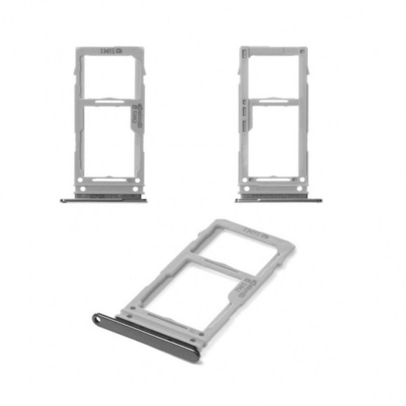 Держатель SIM Samsung G970F (S10E) серый