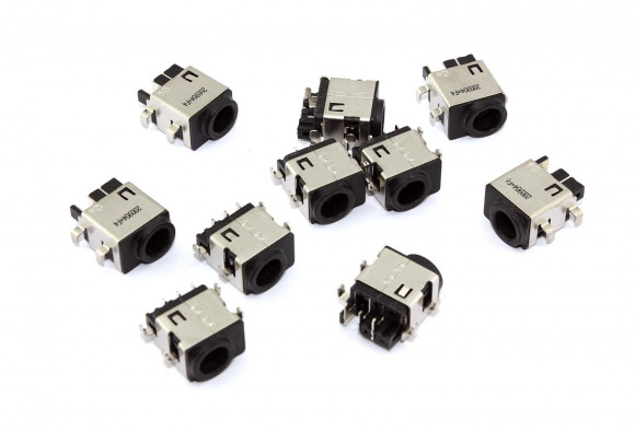 Разъем для ноутбука PJ073 Samsung RV411, RC510 комплект 10 штук