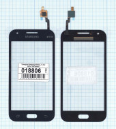 Сенсорное стекло (тачскрин) для Samsung Galaxy J1 Ace J110H (4.3"), синий