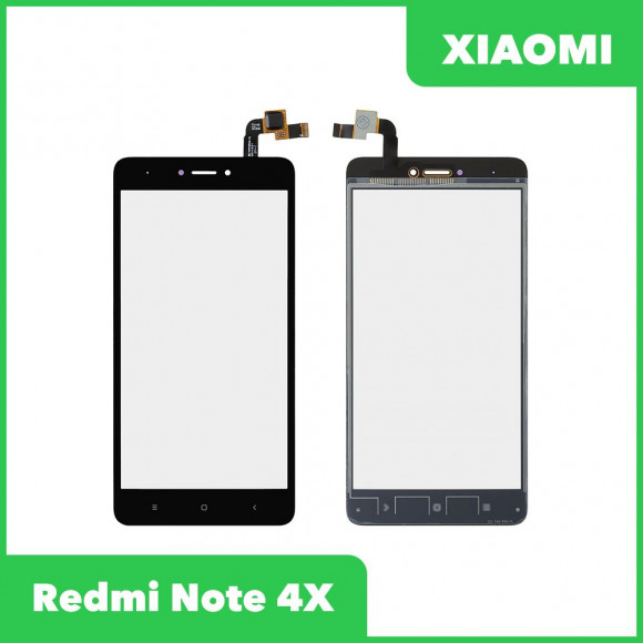 Сенсорное стекло (тачскрин) для Xiaomi Redmi Note 4X, черный