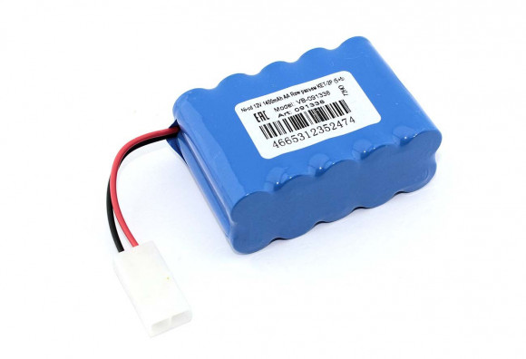 Аккумулятор Ni-cd 12В, 1400мАч, AA Row разъем KET-2P (4+4)