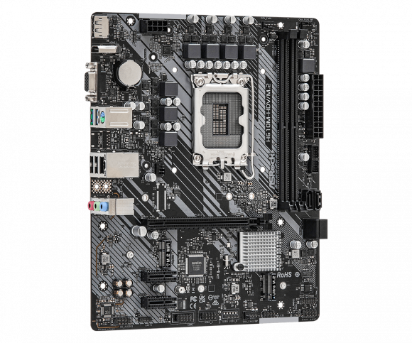 Материнская плата Asrock H610M-HDV/M.2, LGA1700, H610/2DDR4/4SATA3, mATX Материнская плата Asrock H610M-HDV/M.2, LGA1700, H610/2DDR4/4SATA3, mATX