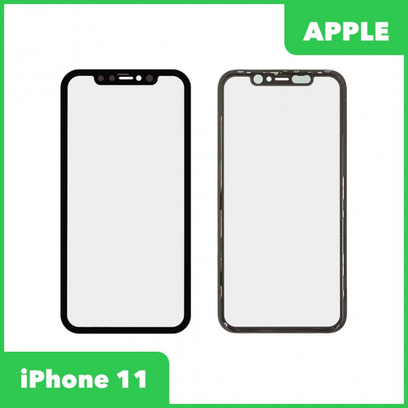 Стекло для переклейки дисплея Apple iPhone XR, черный