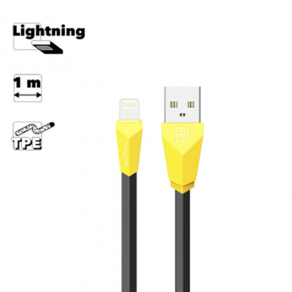 USB кабель Remax Alien Series Cable RC-030i для Apple 8-pin, черный