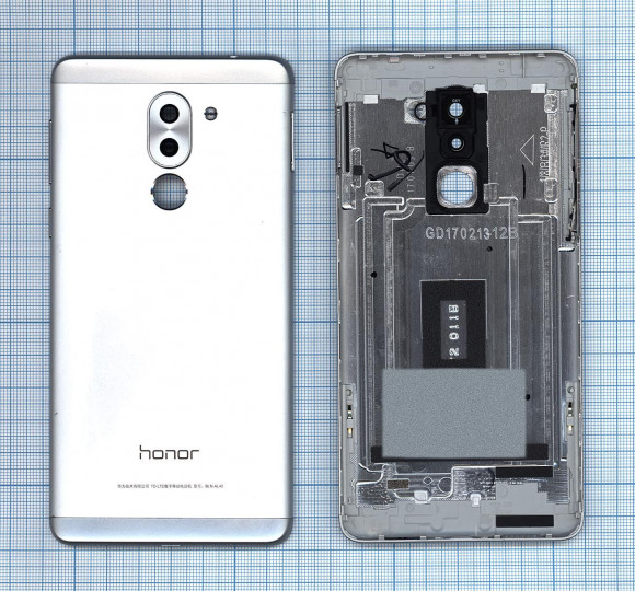 Задняя крышка корпуса для Huawei Honor 6X, серебристая