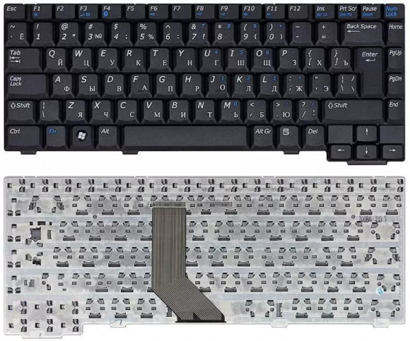 Клавиатура для ноутбука Benq JoyBook R56, черная