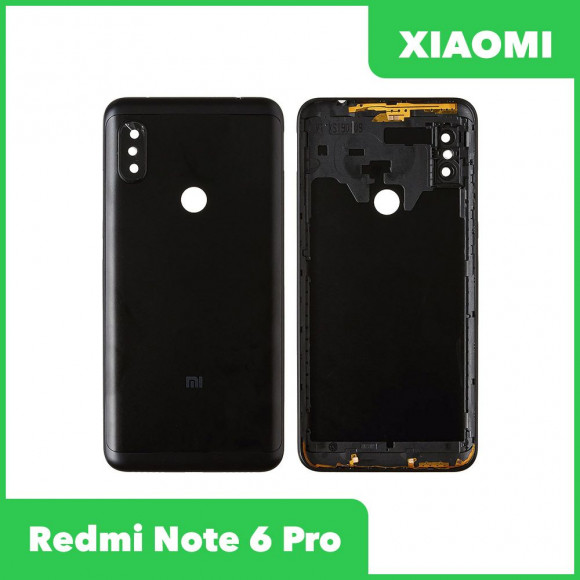 Задняя крышка корпуса для Xiaomi Redmi Note 6 Pro, черная