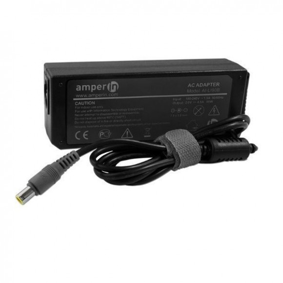 Блок питания (зарядное) Amperin AI-LI90B для ноутбука Lenovo 20В, 4.5A, 8pin