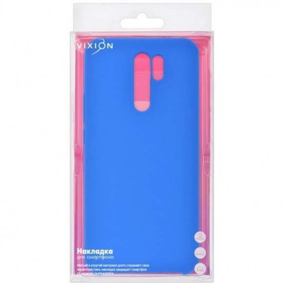 Накладка Vixion для Xiaomi Redmi 9 (синий)