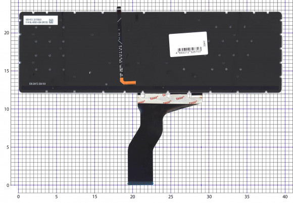 Клавиатура для ноутбука HP Pavilion 15-AB, 15-AB000, 15Z-AB100 золотая с подсветкой Клавиатура для ноутбука HP Pavilion 15-AB, 15-AB000, 15Z-AB100 золотая с подсветкой